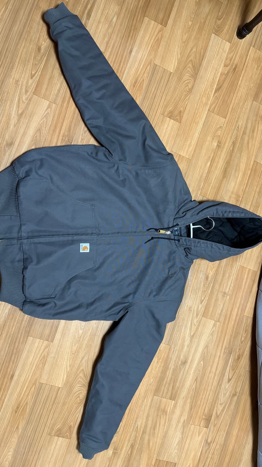 칼하트 j140 덕 액티브 자켓 그레이블 색 M사이즈 상품이미지3