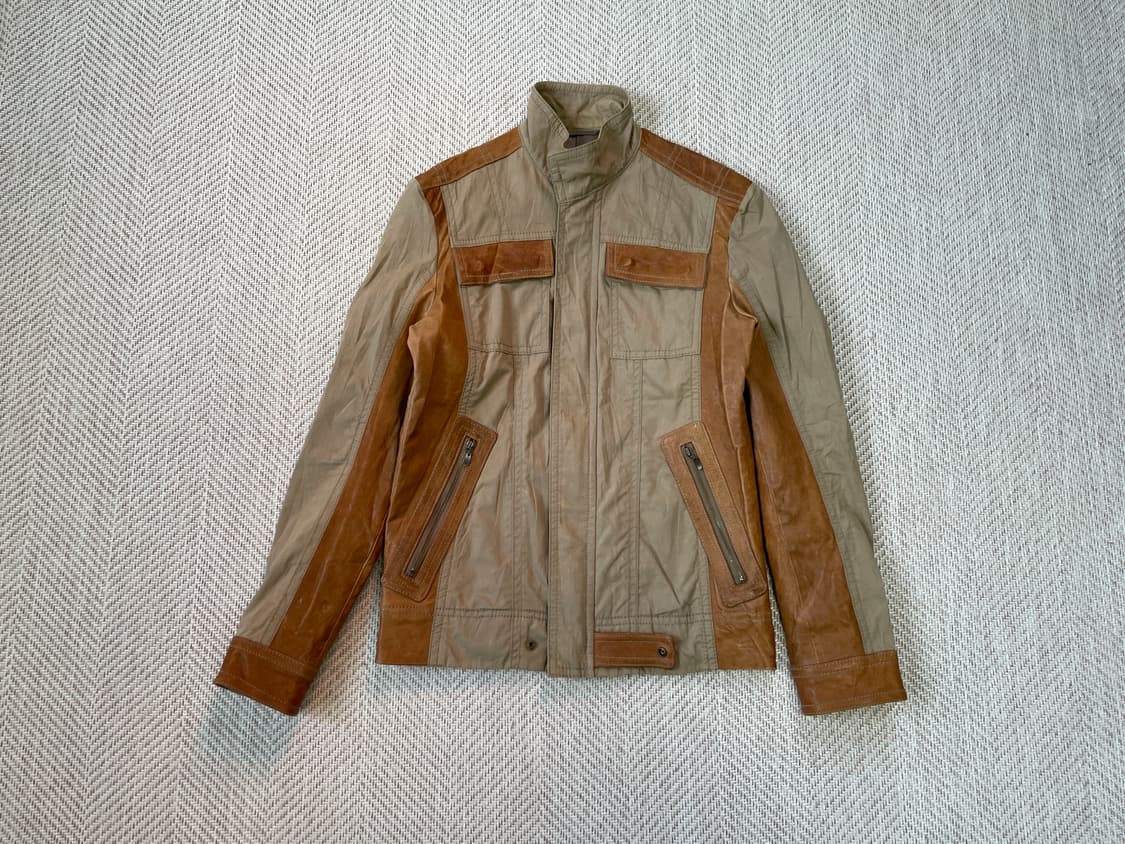 콤카이즘 보노 하이브리드 라이더 레더 자켓 goa lgb J03482 상품이미지1