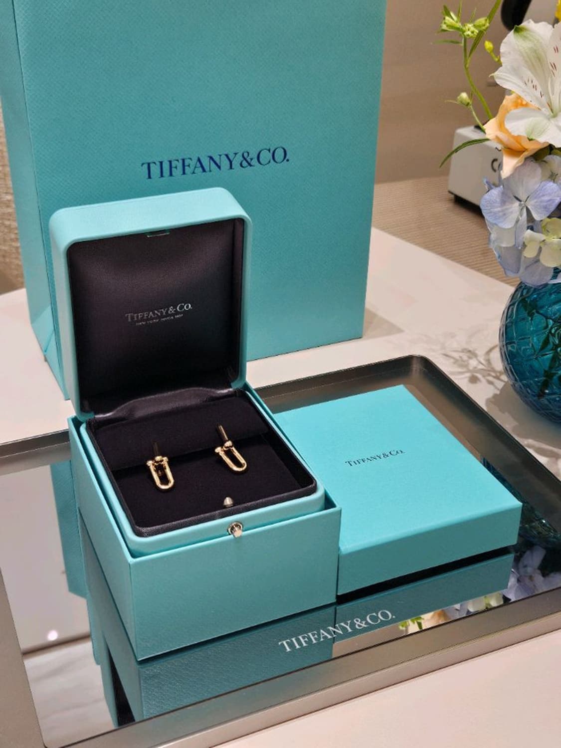 파니앤코 하드웨어 링크 이어링 미디움 사이즈 상품이미지1