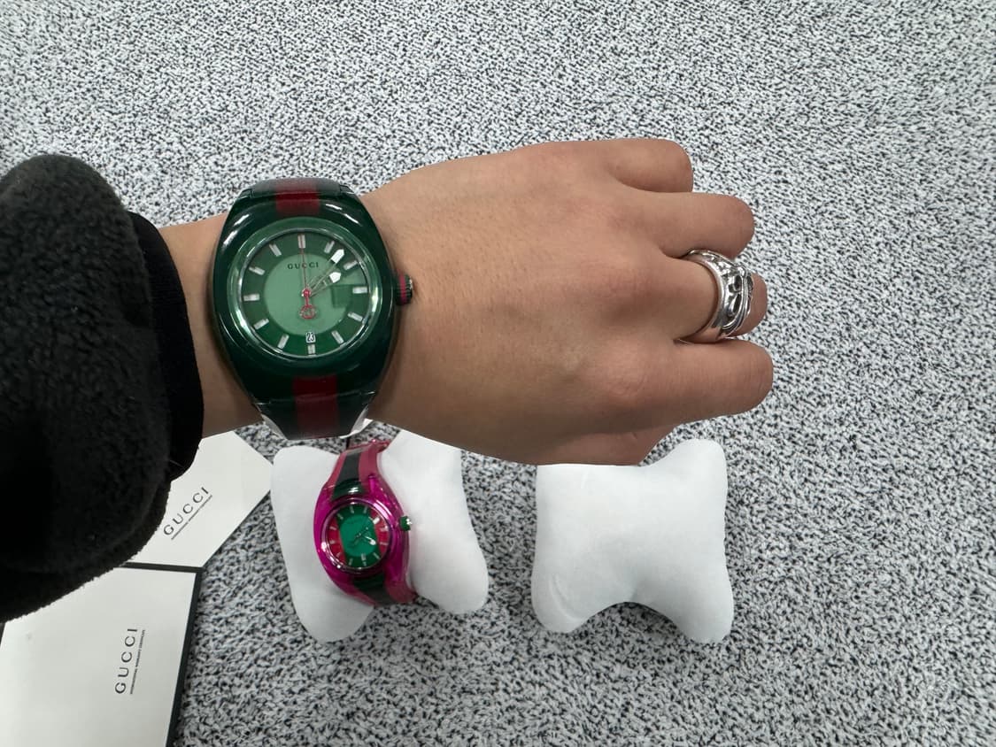 [새상품] GUCCI 웹스트라이프 시계 2종 단종 상품이미지3