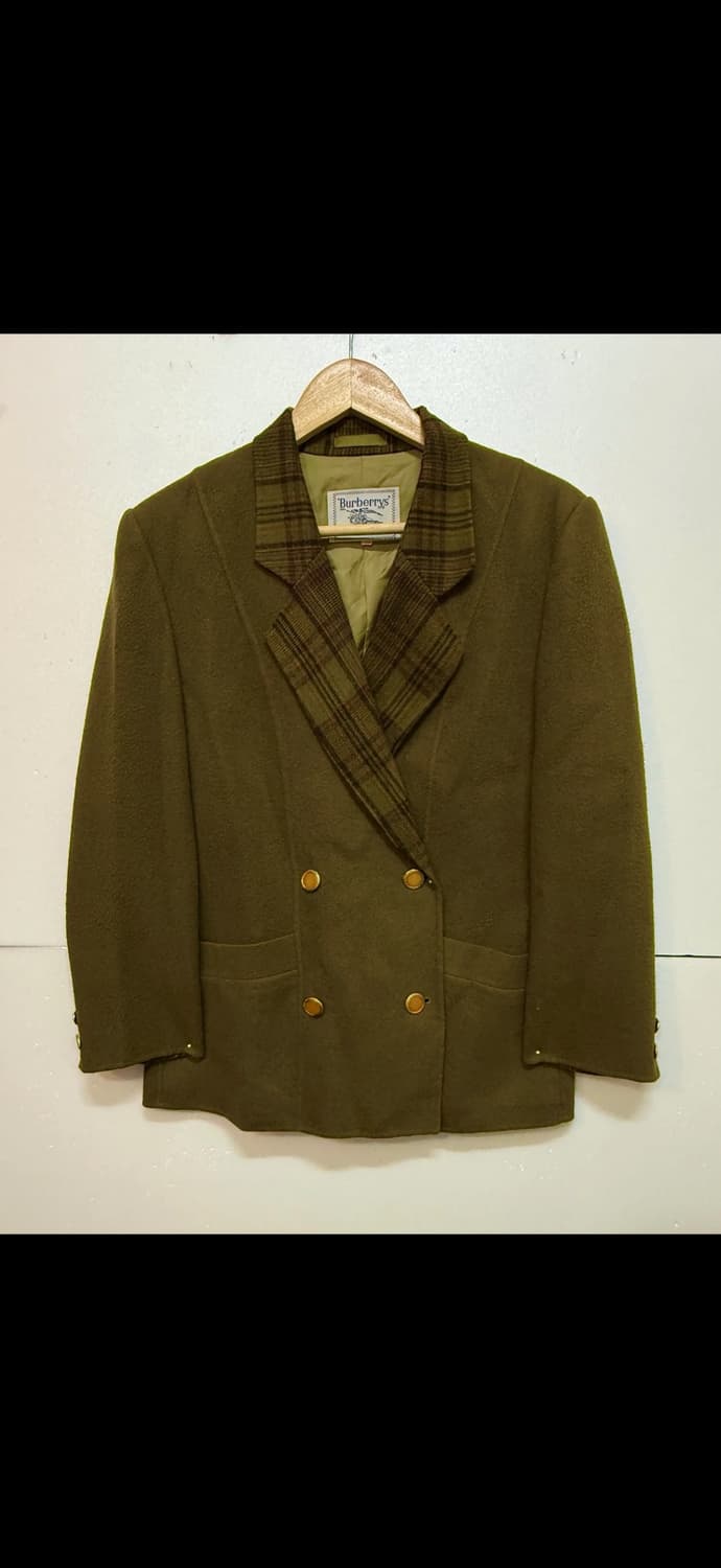 버버리 BURBERRYS 테일러드 재킷 더블 버튼 블레이저 상품이미지2