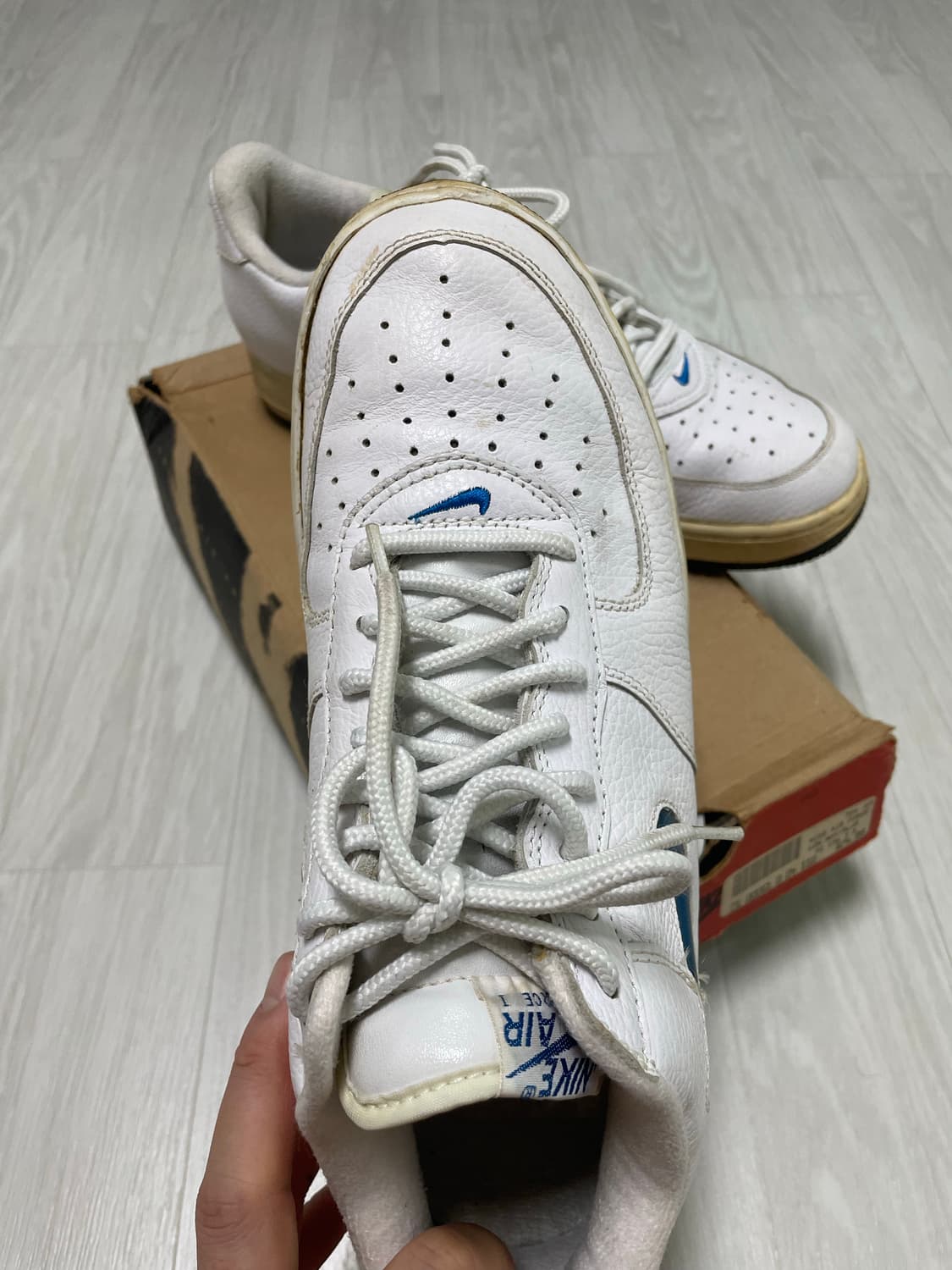 나이키 에어포스 올드포스 97년산 초레어 290 상품이미지7