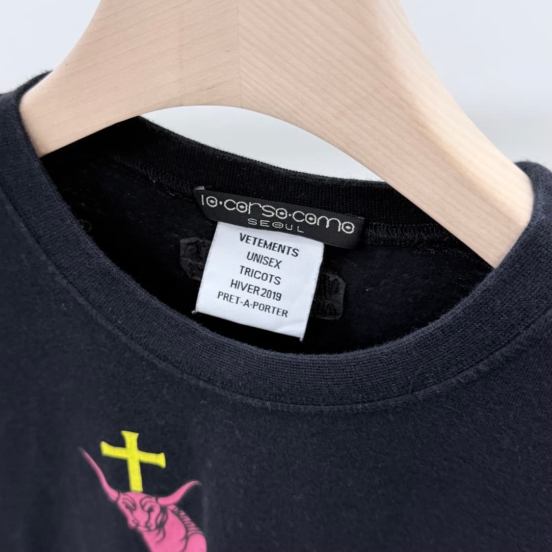 [S급/M] 베트멍 stop looking 그래픽 반팔 티셔츠 블랙 상품이미지6