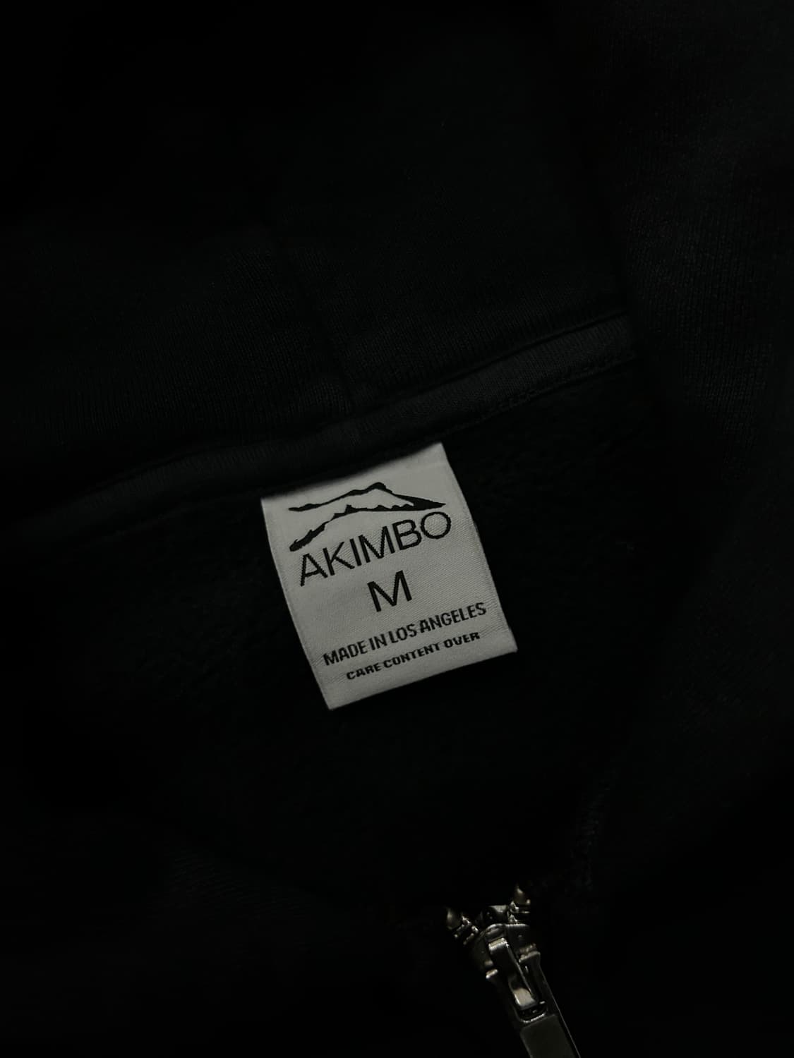 아킴보클럽 NY 후드집업 black 상품이미지5