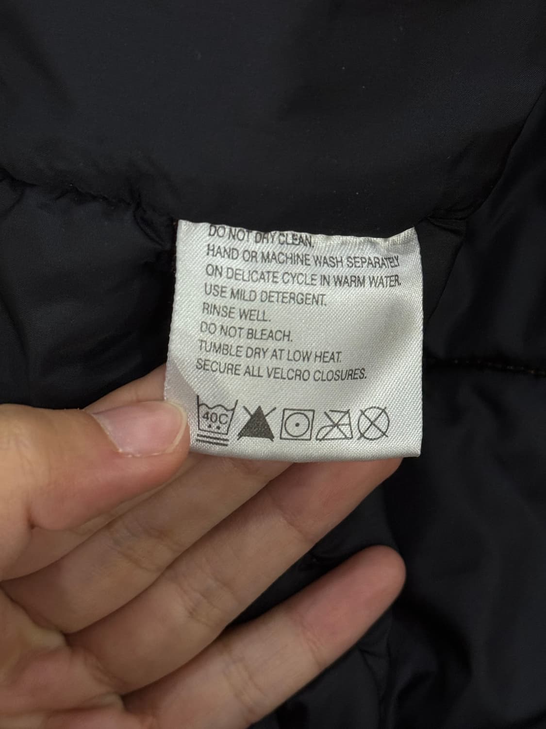 노스페이스 경량 패딩 오렌지 상품이미지10