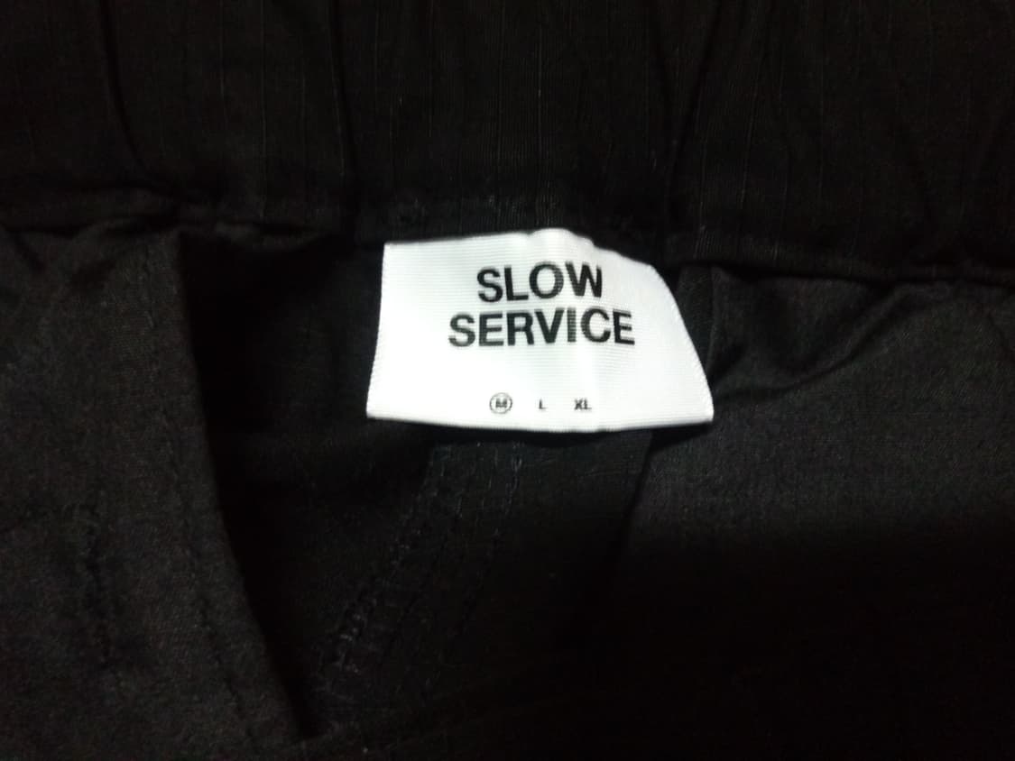 슬로우서비스(SLOWSERVICE) 블랙팬츠 상품이미지6
