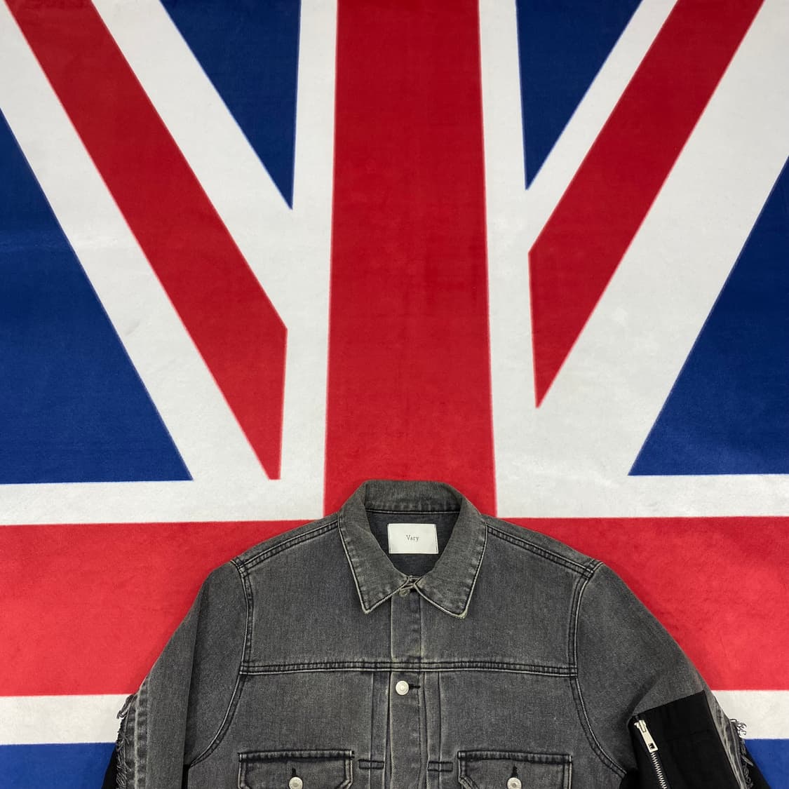 빈티지 ma-1 흑청데님자켓 FREE 상품이미지2