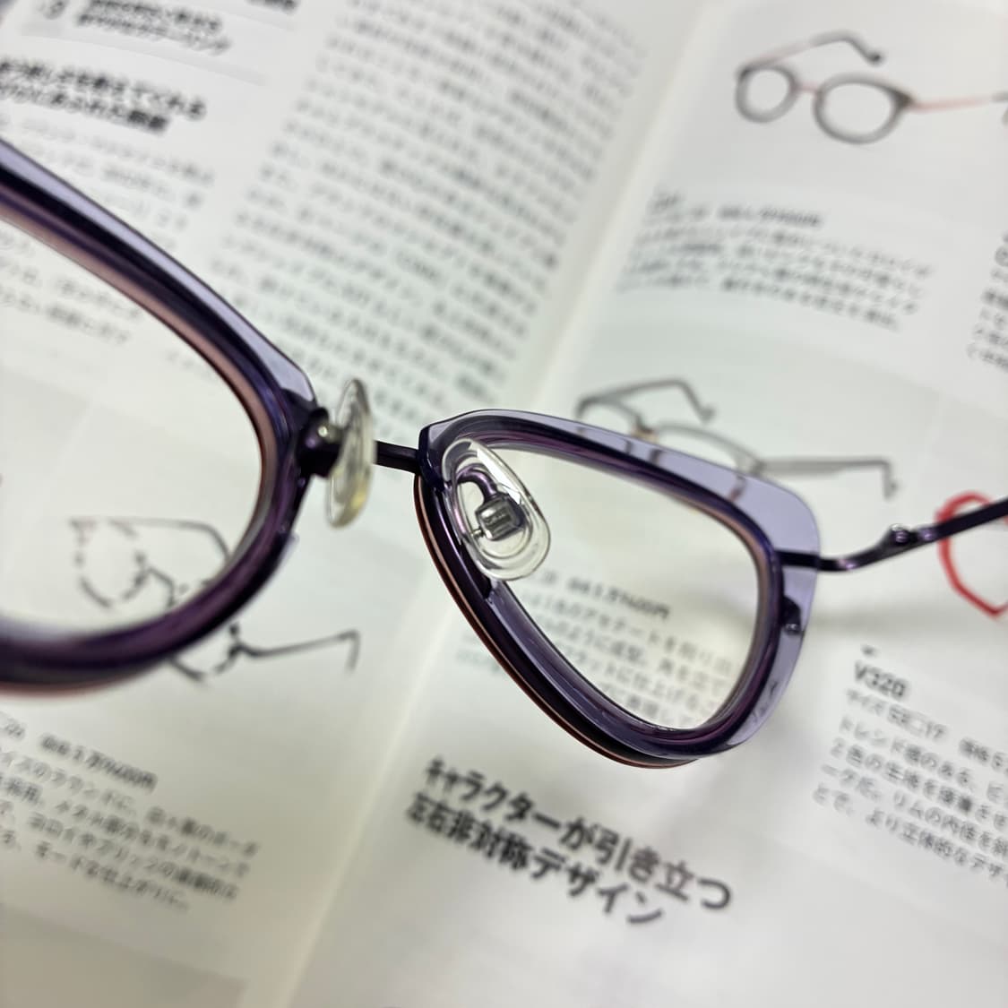 L.A. EYEWORKS 엘에이 아이웍스 캣아이 뿔테 안경 상품이미지9
