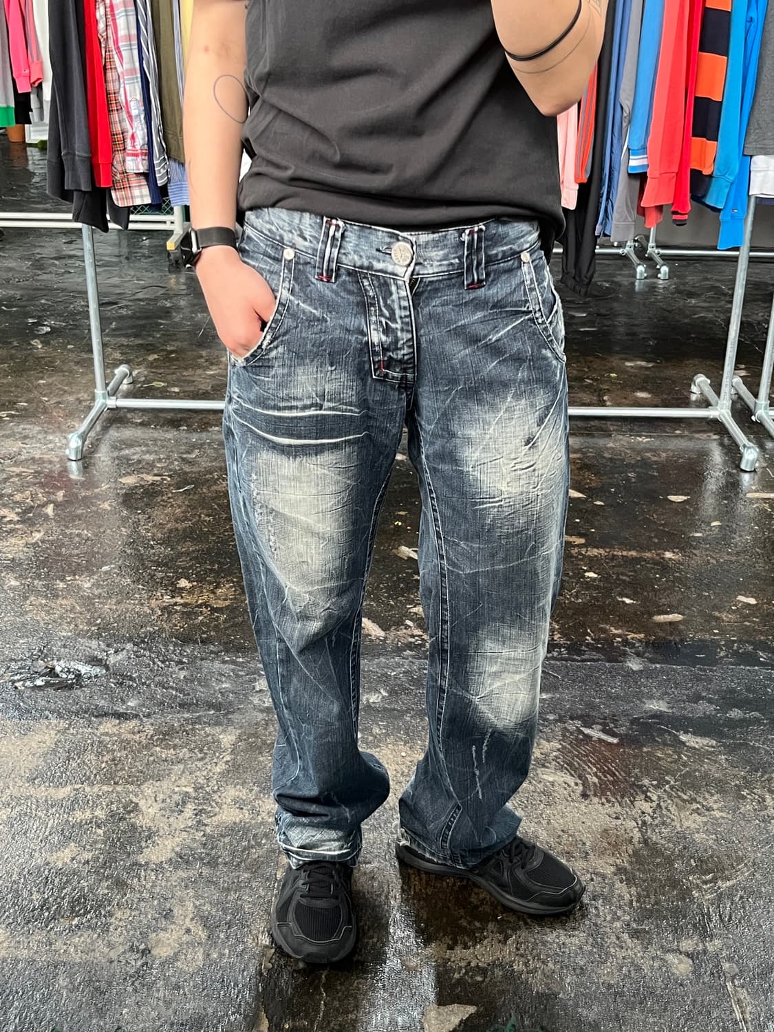 KELLO JEANS Y2K 데님 팬츠 상품이미지1