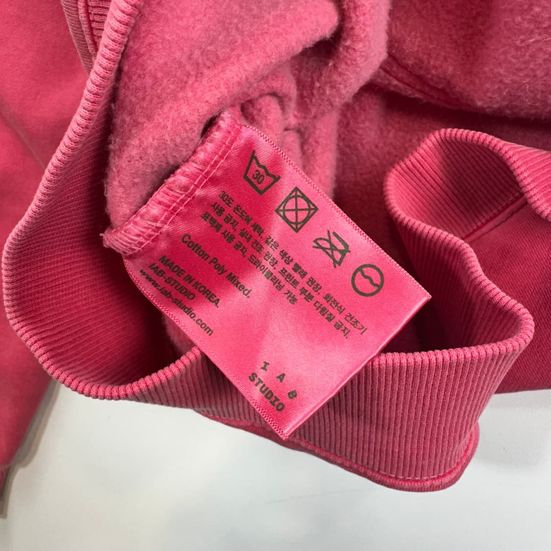 아이앱스튜디오 피그먼트 후드 핑크 상품이미지5