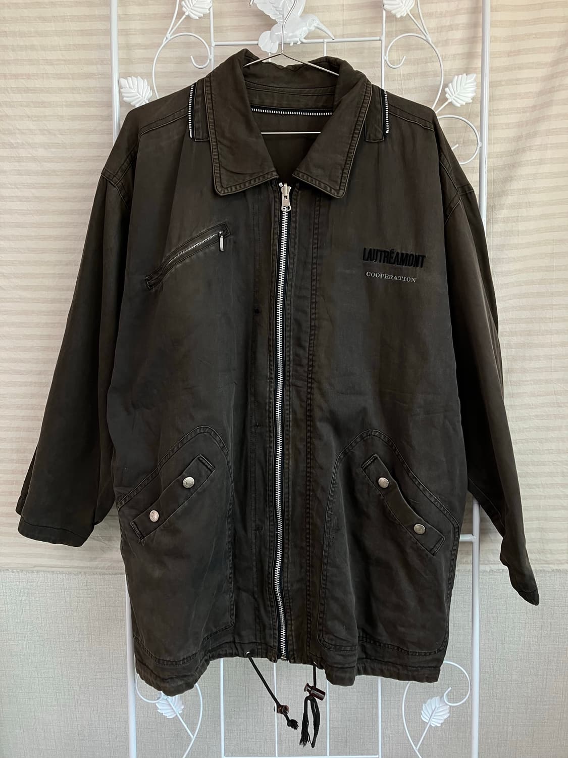 빈티지 브라운 라우더 초코 집업 점퍼 y2k 스트릿 갸루 펑키 일본빈티지 상품이미지2