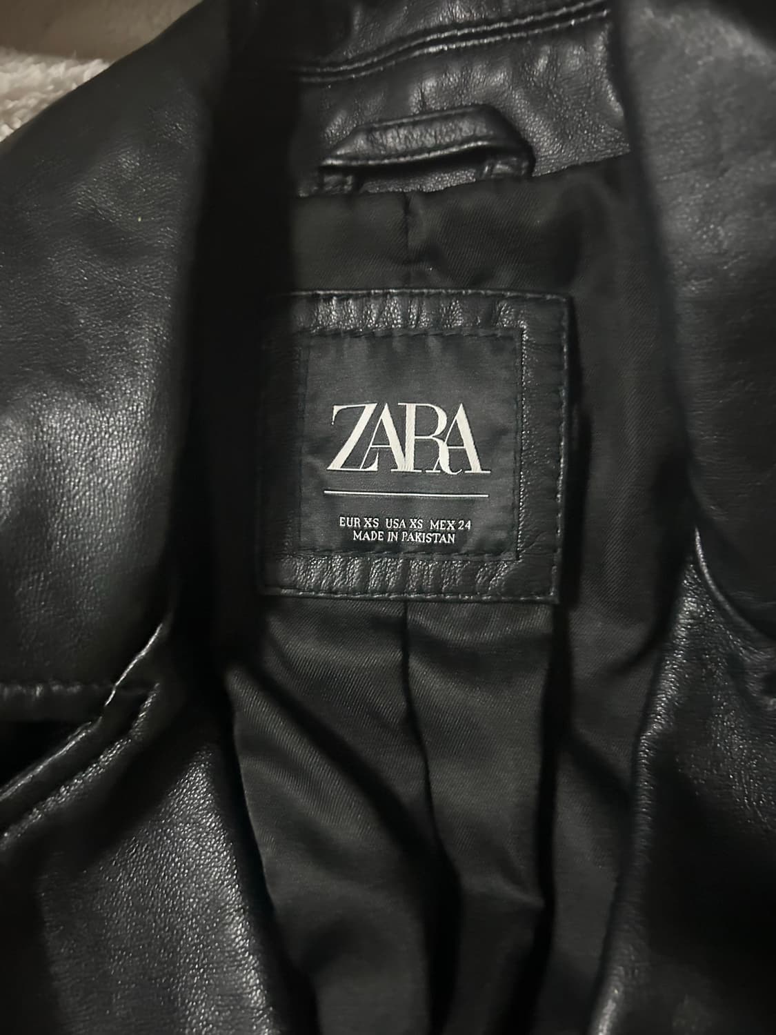 자라 가죽자켓 상품이미지2