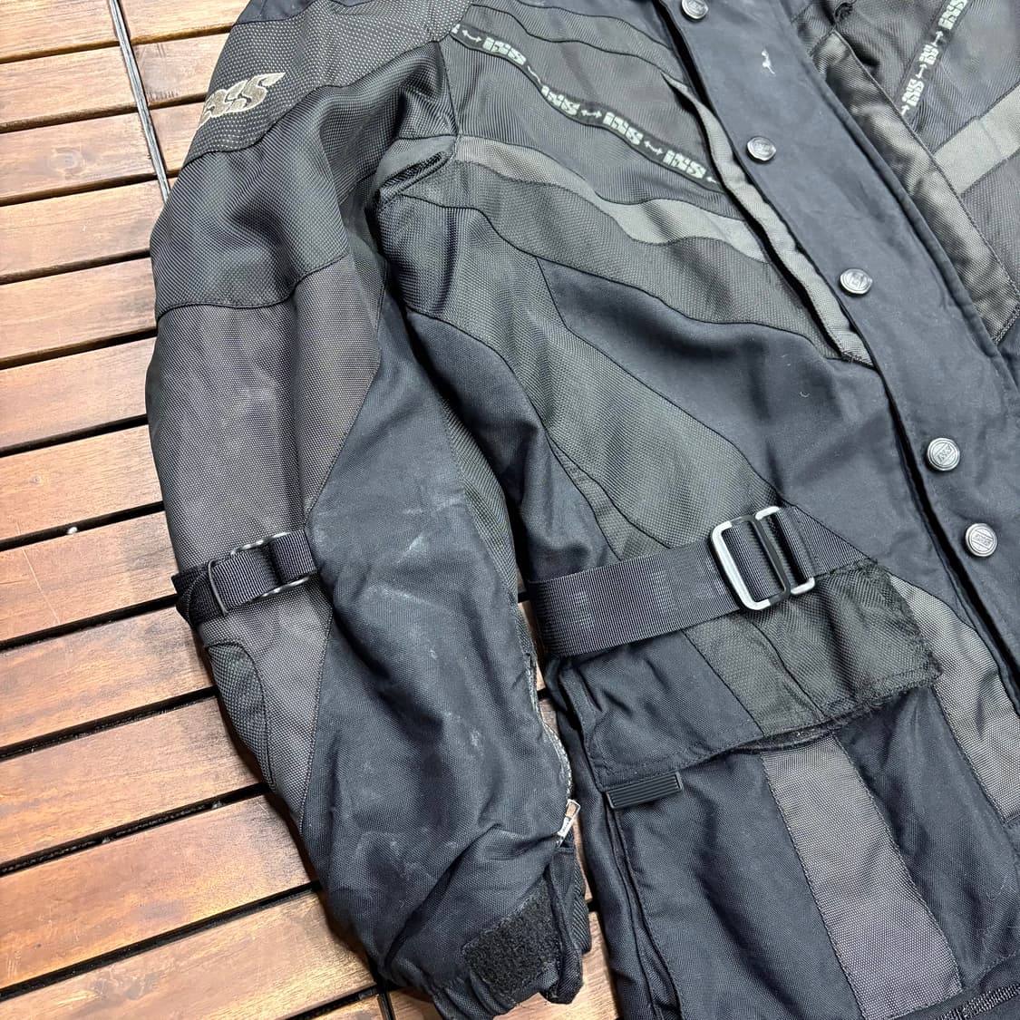 (L) 빈티지 풀 플레이트 바이커 자켓 made in Swiss 상품이미지6