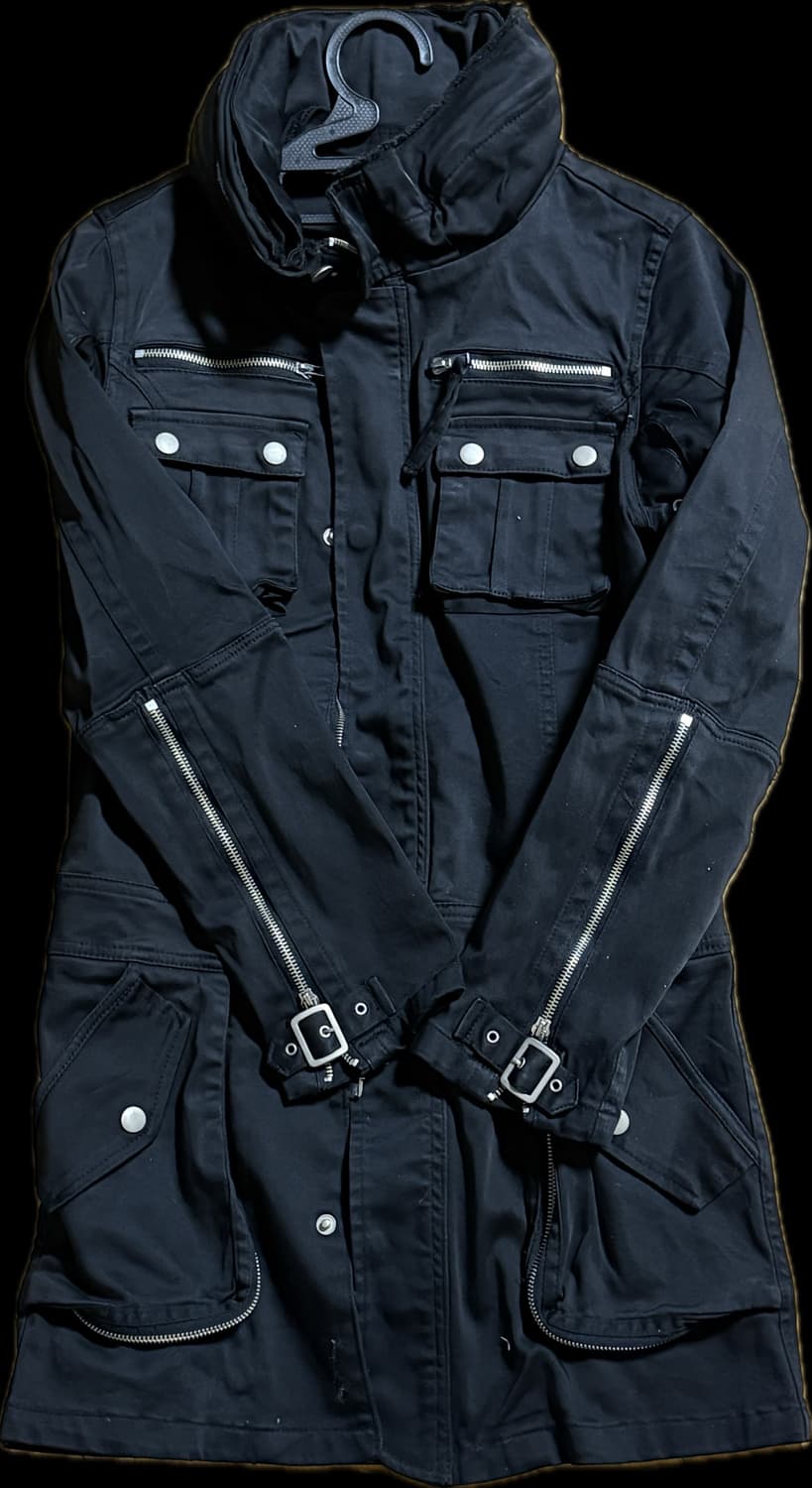 빈티지 블랙 아우터 락시크 상품이미지1