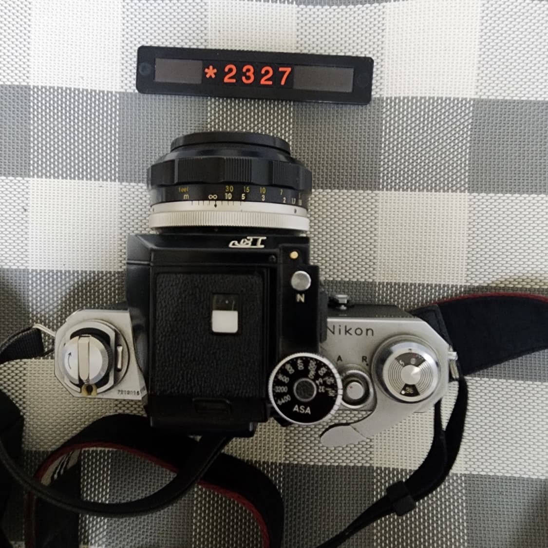 니콘 F 필름카메라 1.2 단렌즈 실버바디 가방포함 상품이미지3