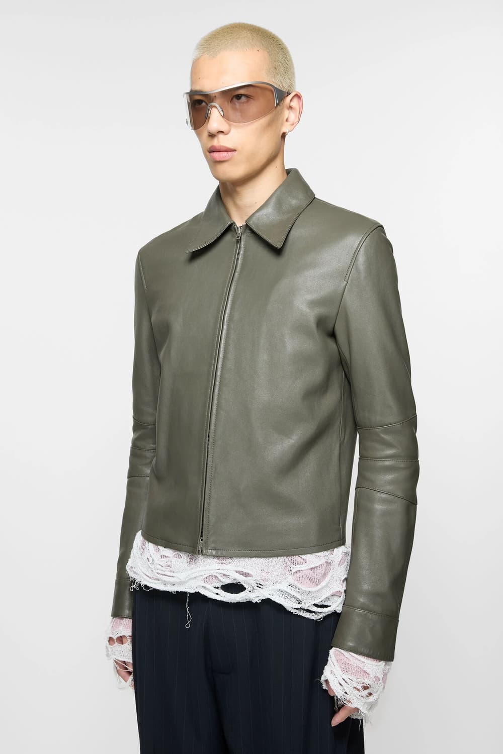 Acne studios 25SS leather jacket 48size 상품이미지1