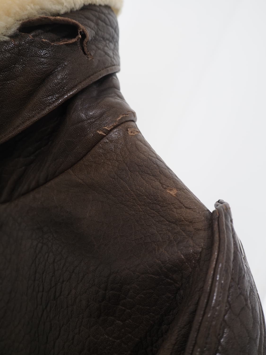 vintage sheepskin A-2 jacket  상품이미지9