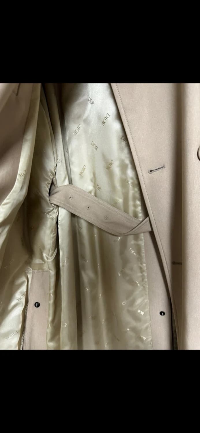 디올 남성 트렌치 코트 오버핏 상품이미지5