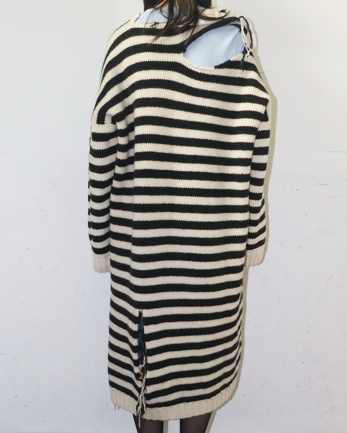 찰스 제프리 러버보이 18AW 디스트로이드 롱 니트 스웨터 상품이미지2