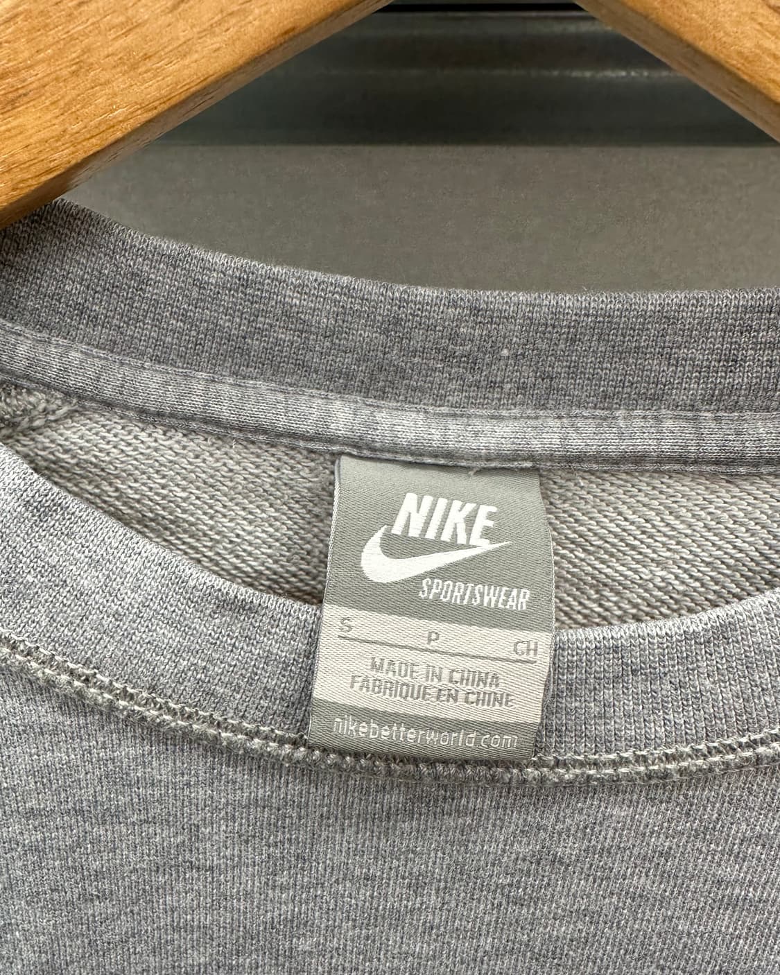 (WOMEN)나이키 크롭 맨투맨-M1587 상품이미지5