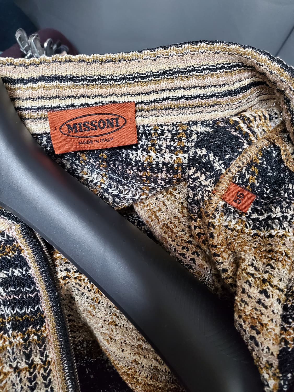 미쏘니 트위드 집업 자켓(착샷참고 상품이미지5