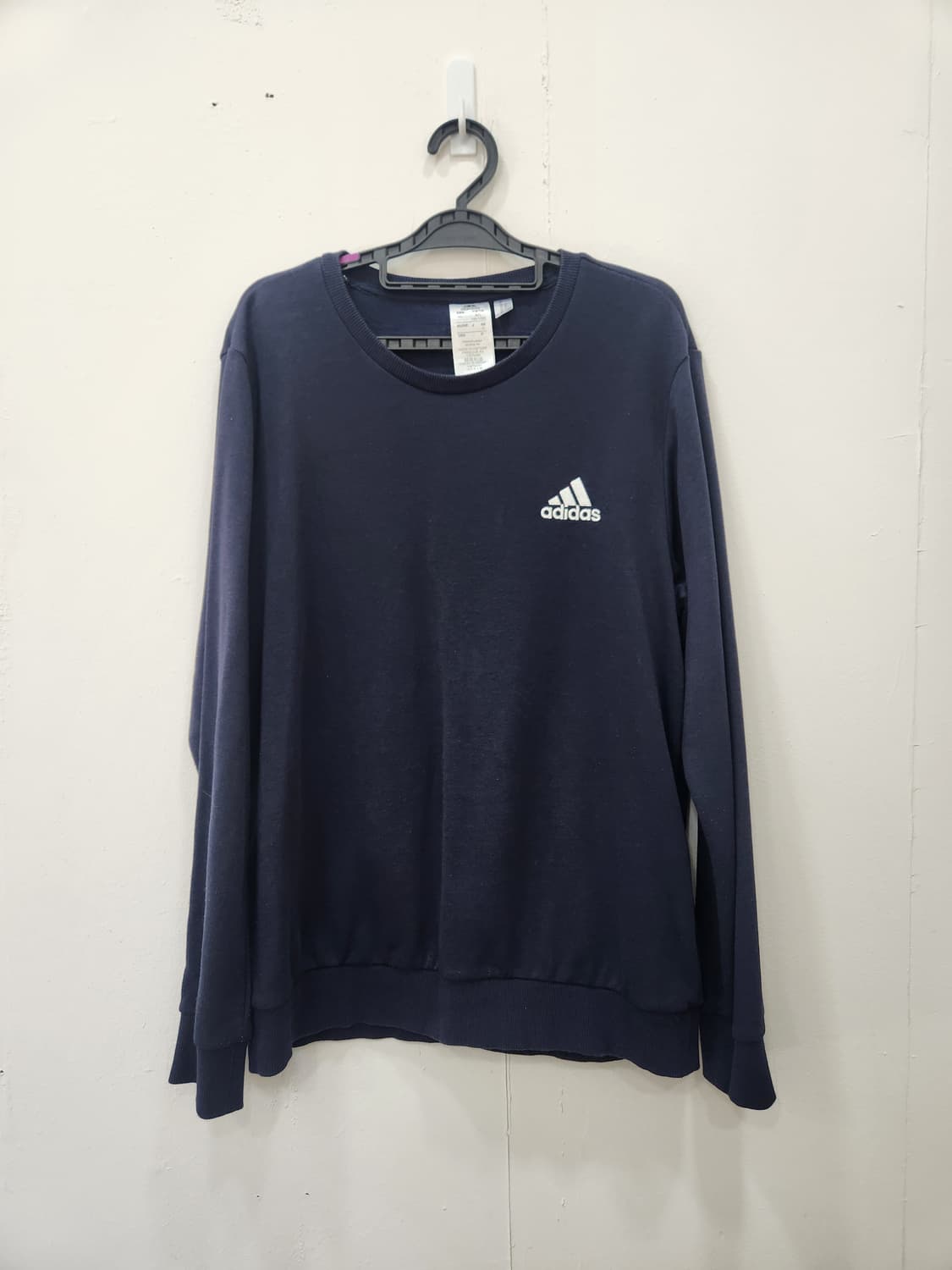 아디다스 네이비 맨투맨 티셔츠 남성 100~105사이즈 상품이미지1