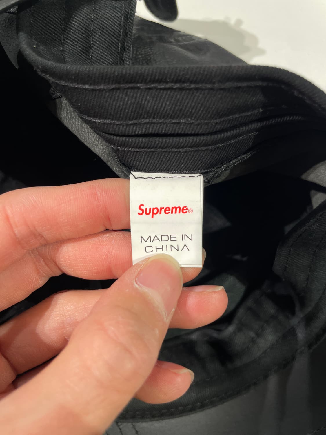 슈프림 21S/S 블랙 레더 캠프캡 상품이미지9