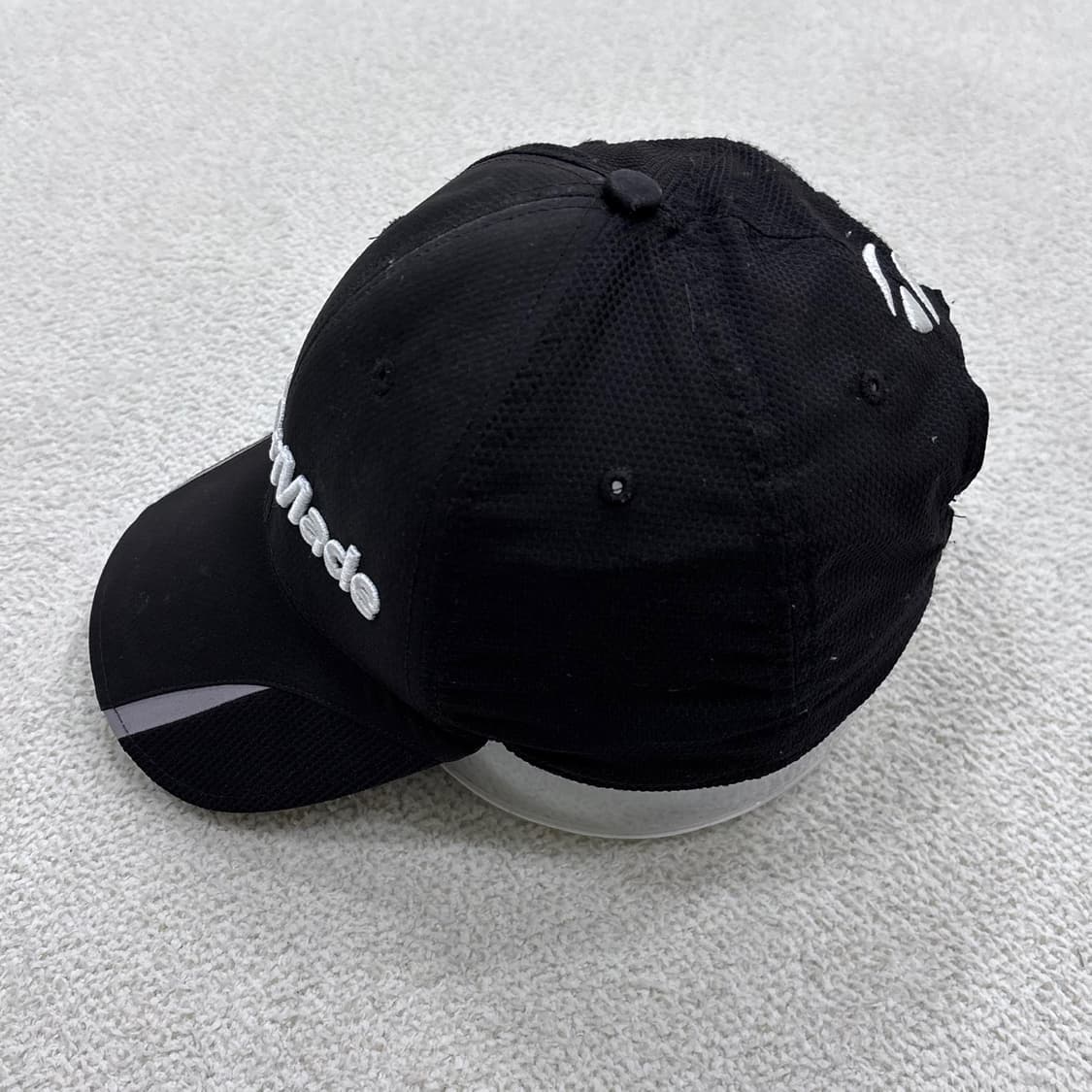 F 테일러메이드 블랙 볼캡 (오염확인) 0406E 상품이미지2