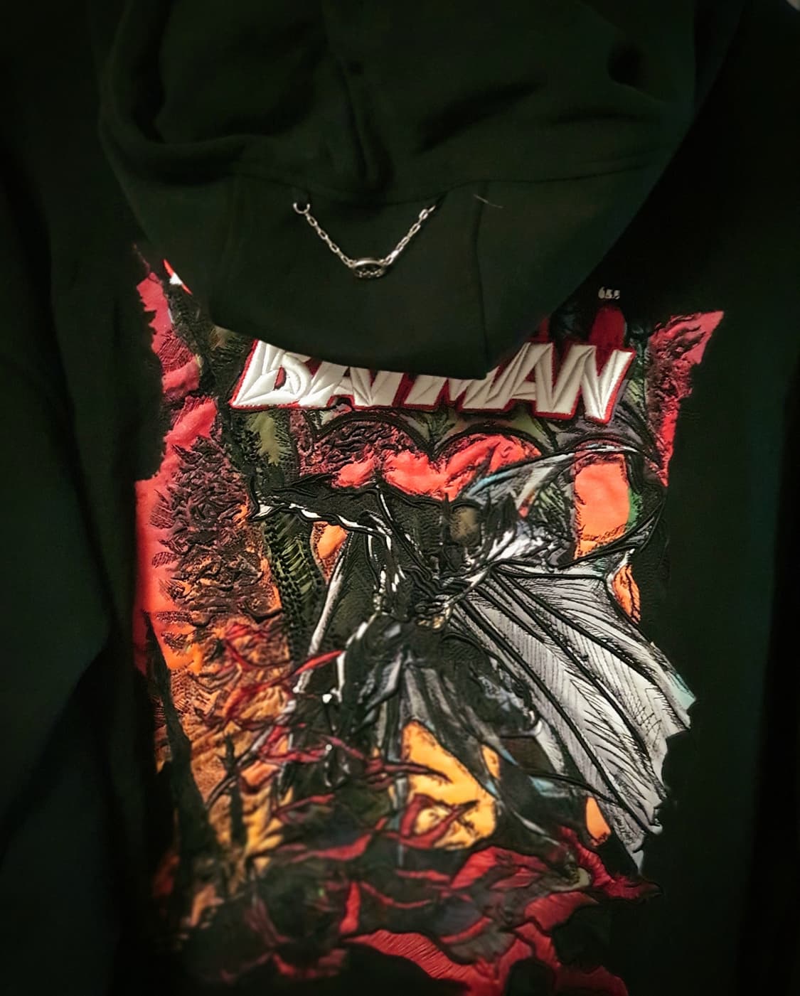 최저가판매 송지오 DC컬렉션 배트맨 자수 후드 48 송지오옴므 자수 상품이미지8