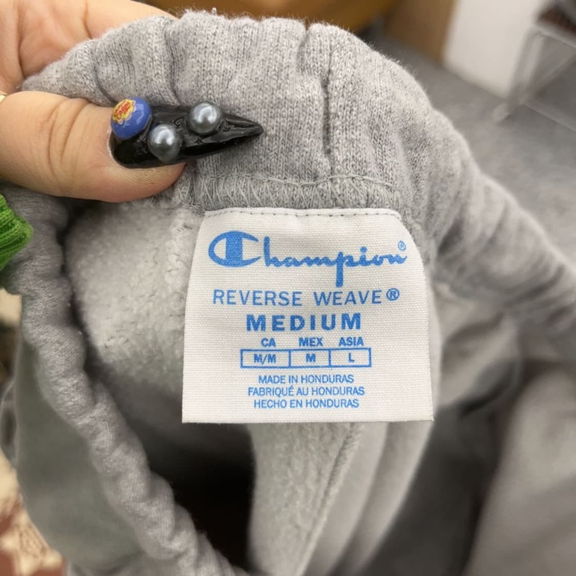 챔피온 올드스쿨 빈티지 캐주얼 기모 스웻팬츠 M C08716 상품이미지5