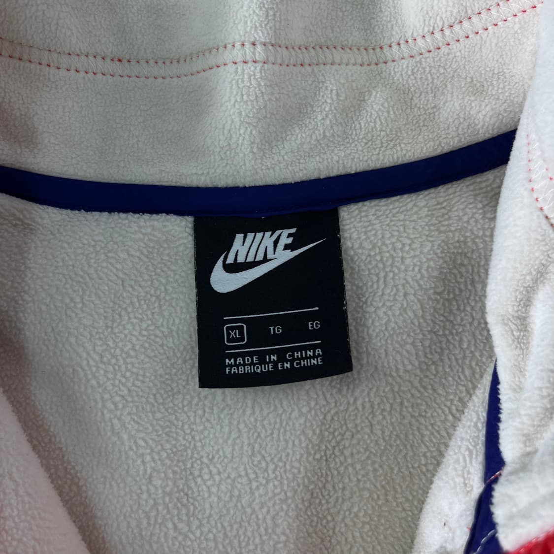 W 100 나이키 반집업 크롭 플리스 맨투맨 상품이미지3