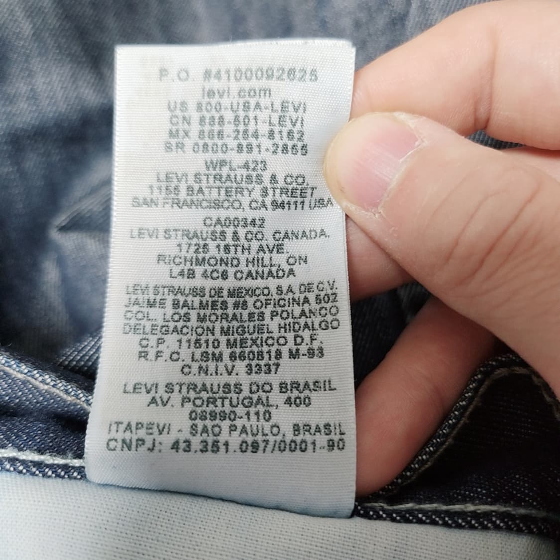 [33] 리바이스 와이드핏 USA 514 청바지 데님팬츠 상품이미지5