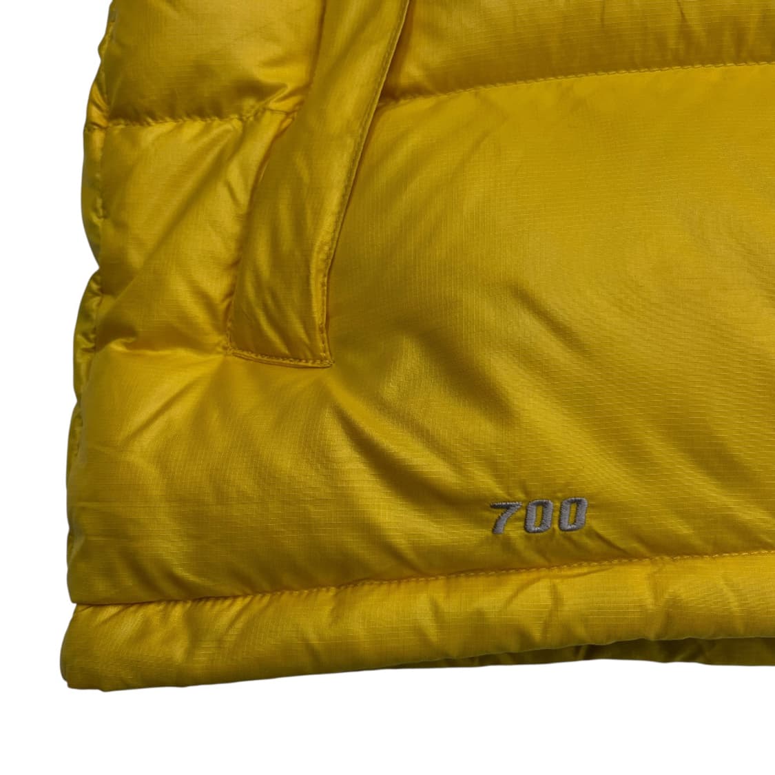 노스페이스 700 블랙 배색 옐로우 패딩조끼 95 상품이미지6