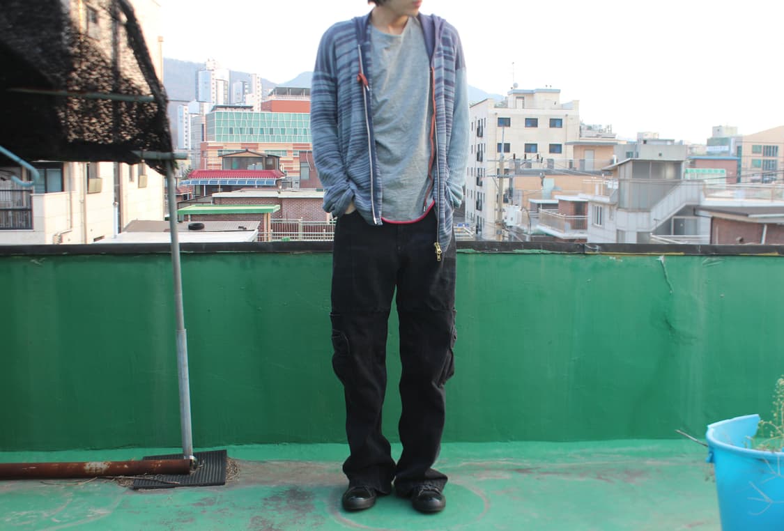 Vivienne Westwood Man Stripe Knit Zip up 상품이미지1