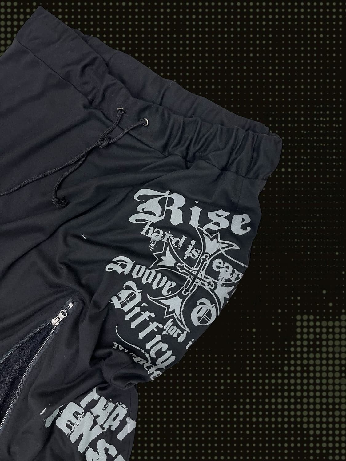 printing half lace zip-up long skirt 상품이미지2
