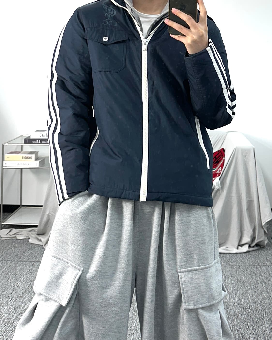 아디다스 리버풀 점퍼 자켓 M 상품이미지3