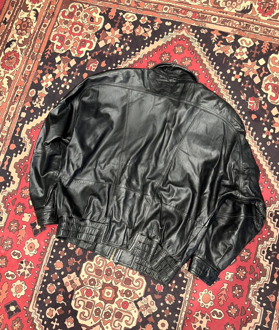 ( XXL ) 가죽자켓 봄버자켓 빅사이즈가죽 빈티지가죽자켓 상품이미지4