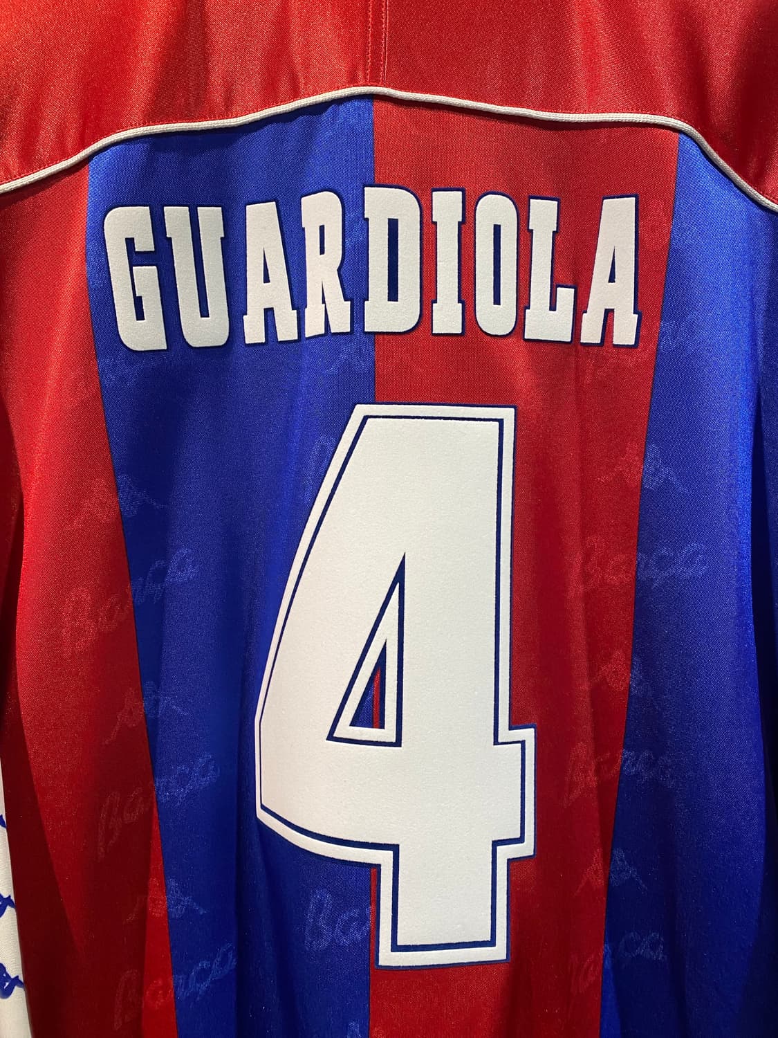 92-94 바르셀로나 과르디올라 홈 긴팔 유니폼 상품이미지8