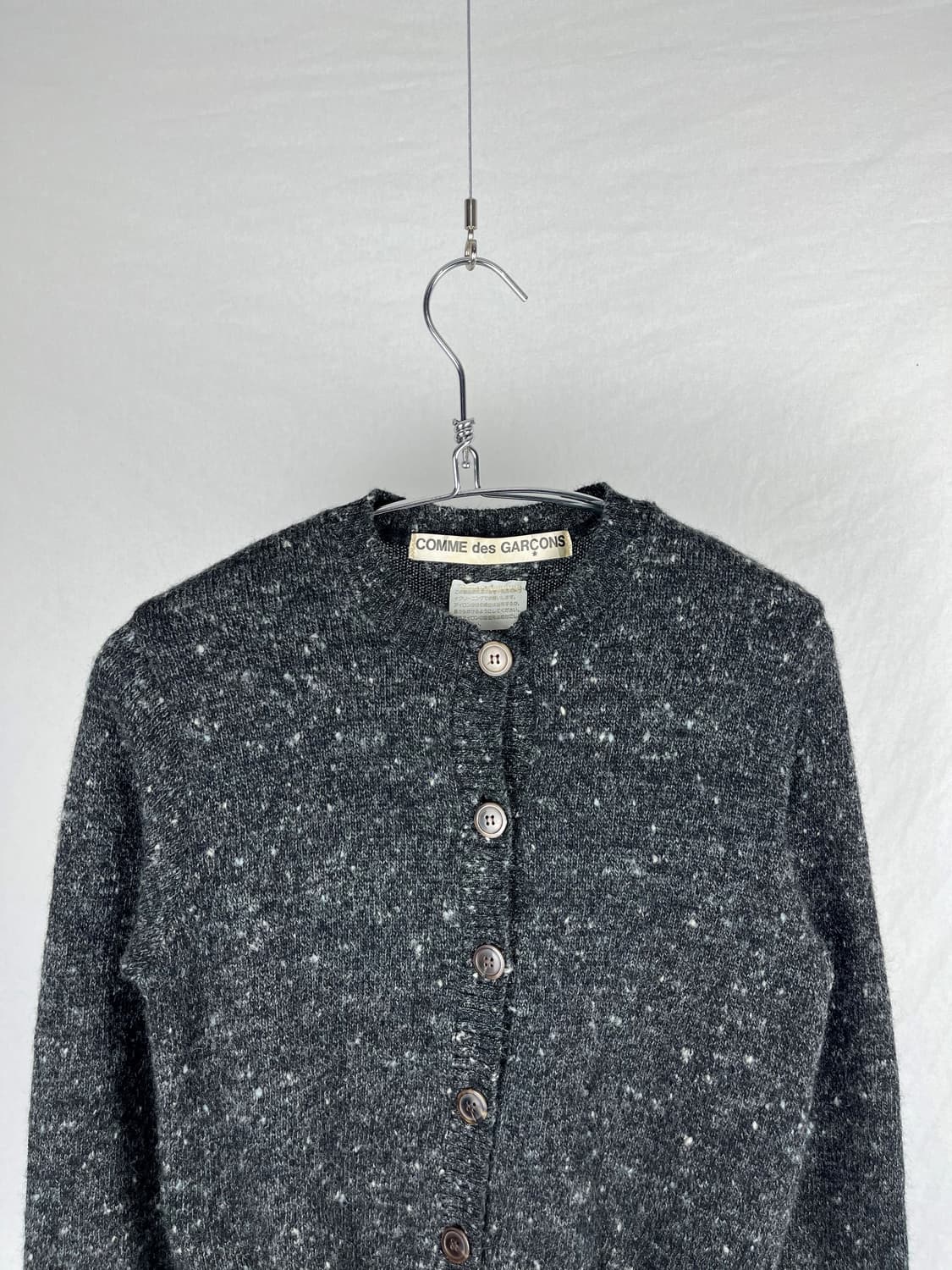 80s Comme Des Garcons 울 가디건 상품이미지2