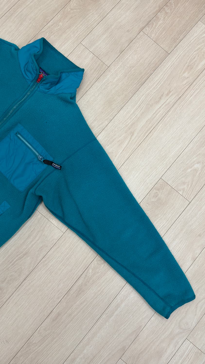 파타고니아 얇은 플리스 자켓 에메랄드 상품이미지6