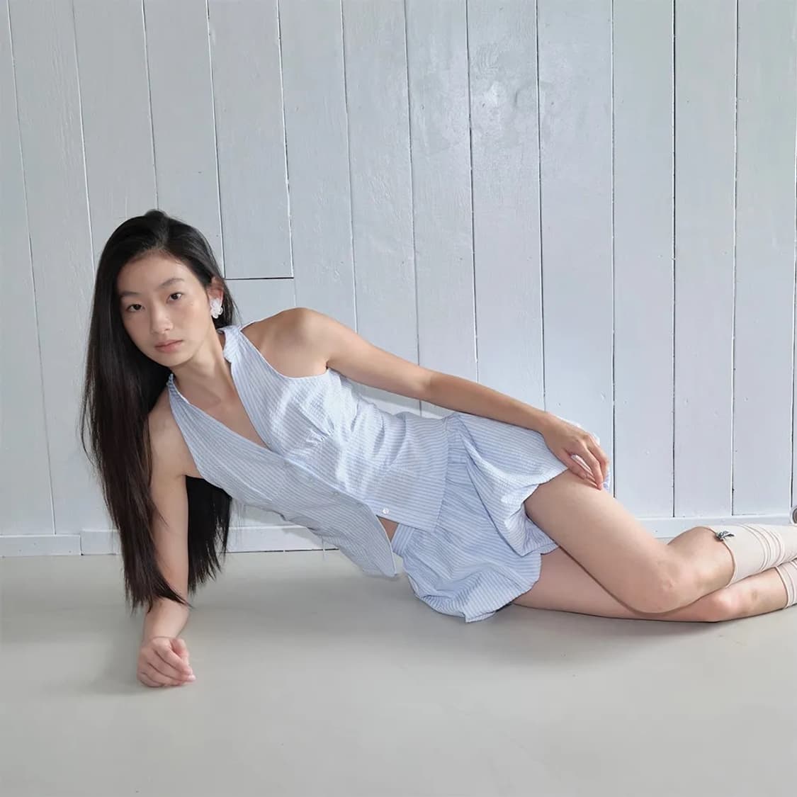 더포르타 홀터넥 셔츠 상품이미지2