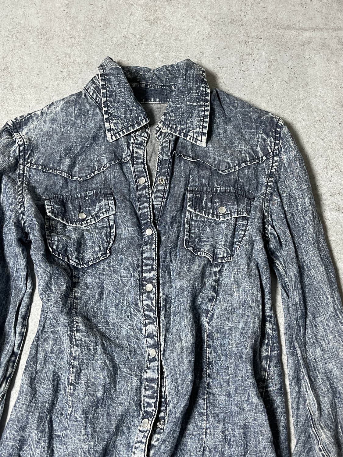 (Unknown)stone washed shirts 상품이미지2