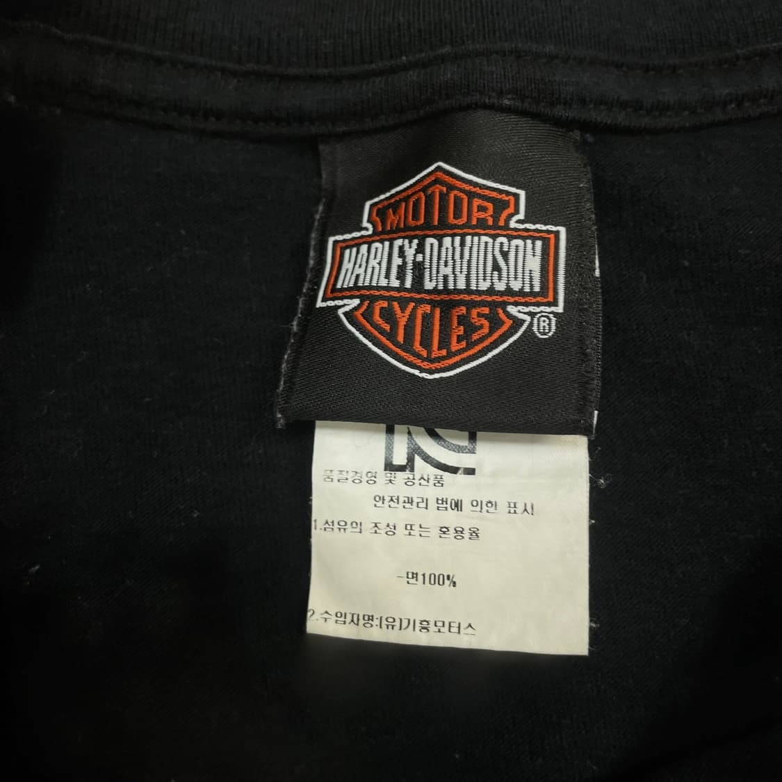 할리데이비슨 모터사이클 플레임 반팔 티셔츠 블랙 상품이미지5