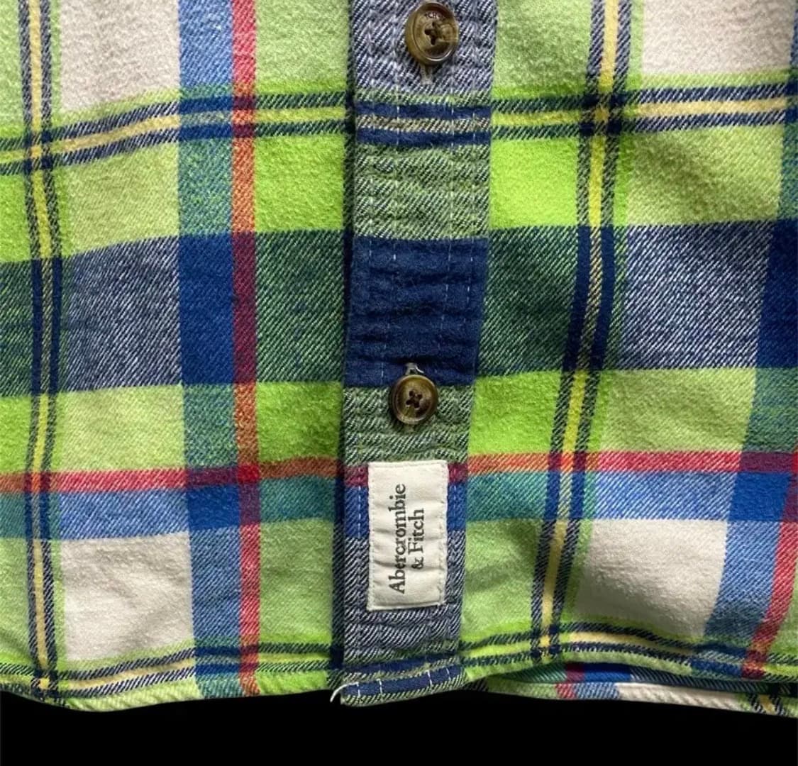 아베크롬비 체크 셔츠 M 상품이미지2