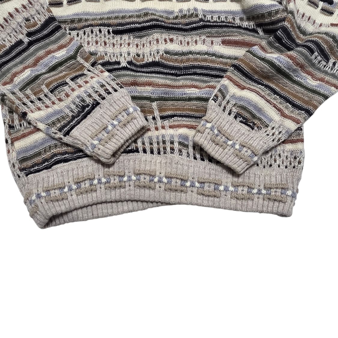 소브라노 오스트레일리아 양모  빈티지 케이블 니트 상품이미지4