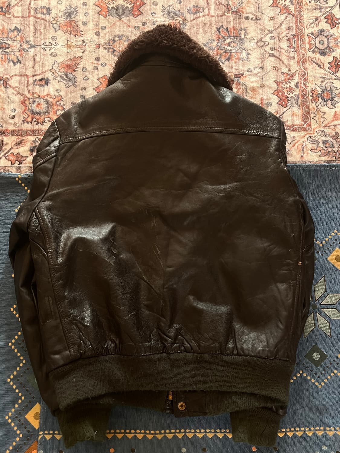 70s Usa 빈티지 Jc Penny G-1 Leather Jacket 상품이미지5