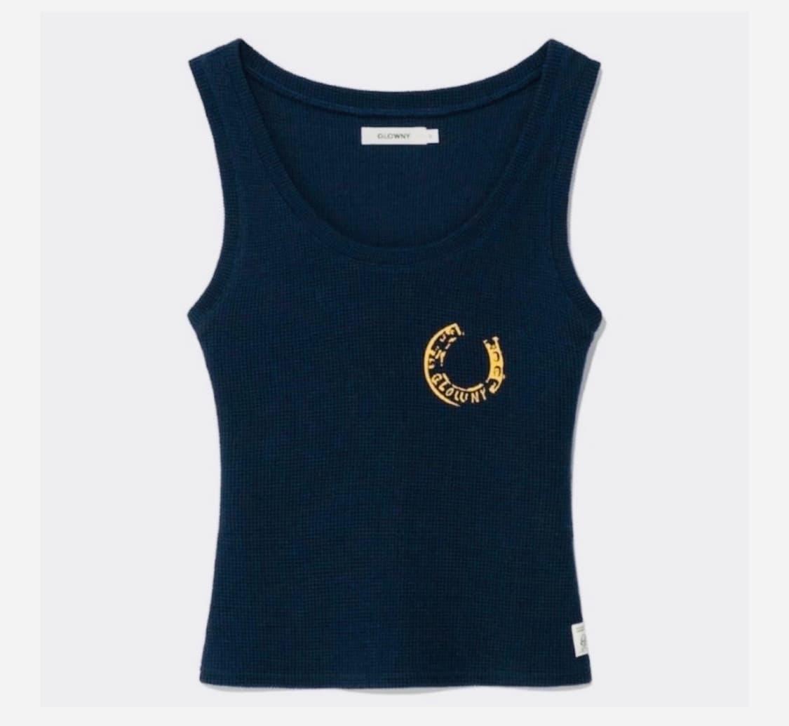 glony 글로니 로키 와플 슬리브리스 탑 상품이미지1