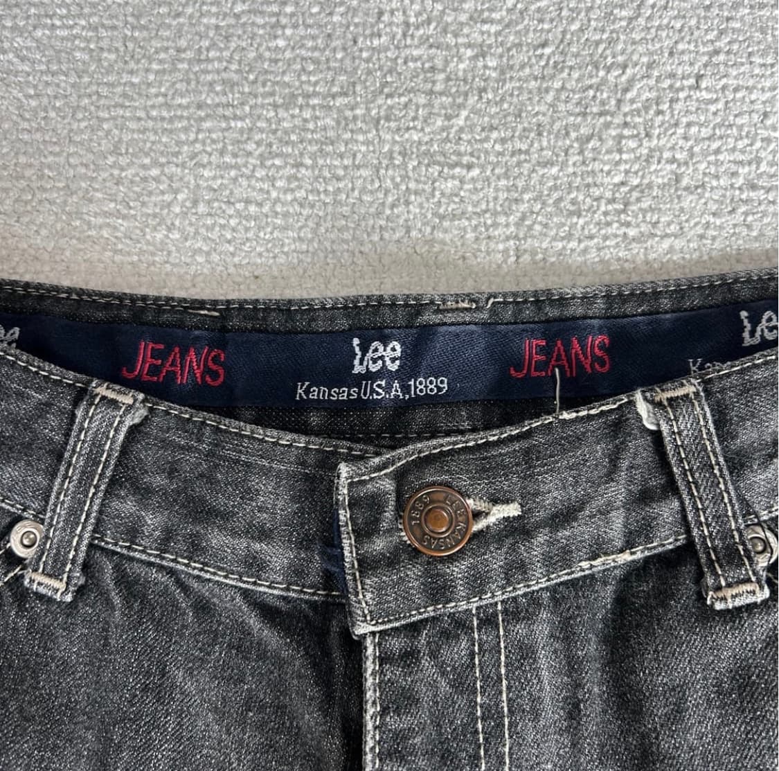 Lee 블랙 데님 상품이미지2