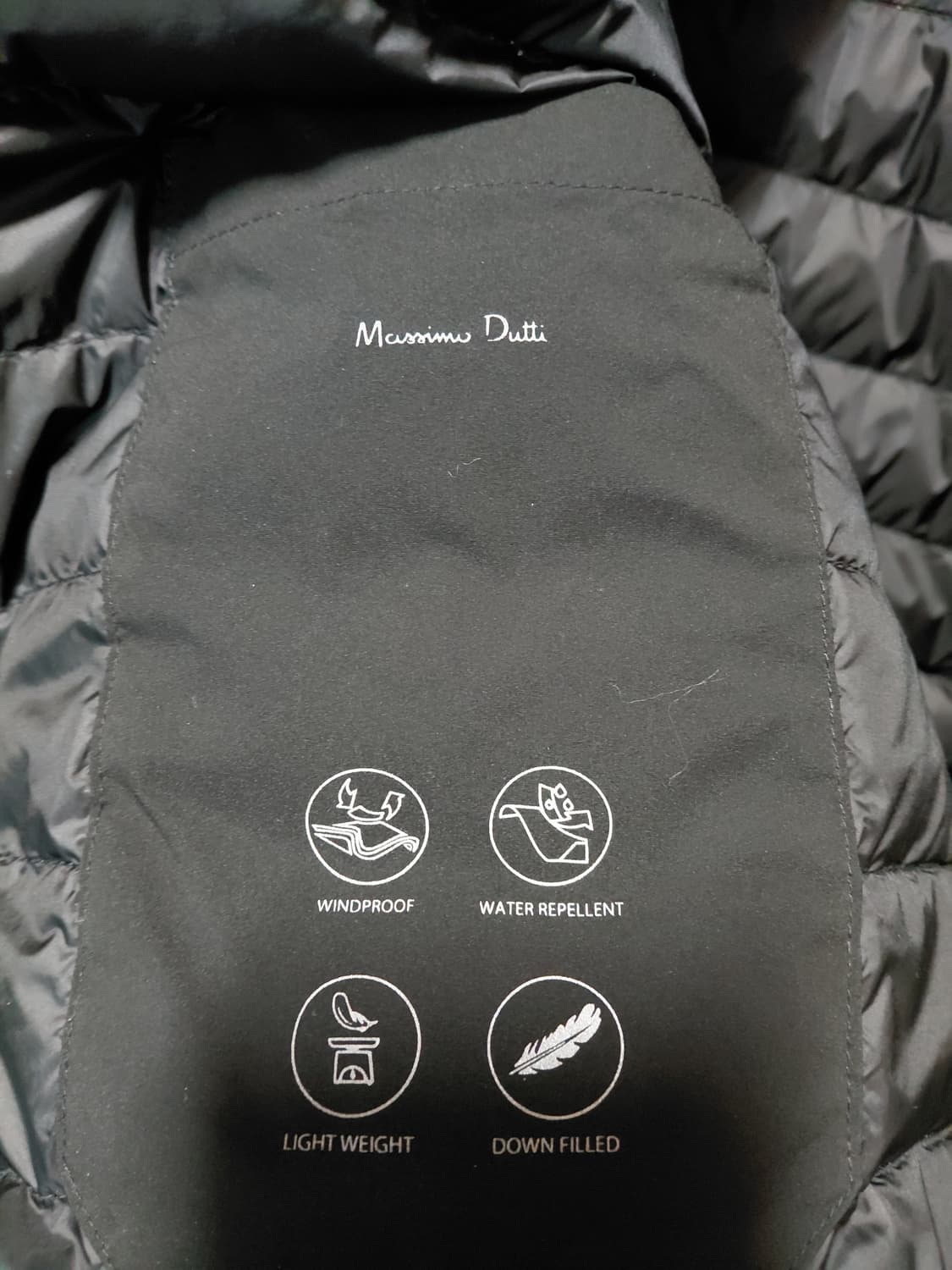 [마시모두띠]발수,방풍 초경량 덕다운 후드 패딩 100사이즈 상품이미지9