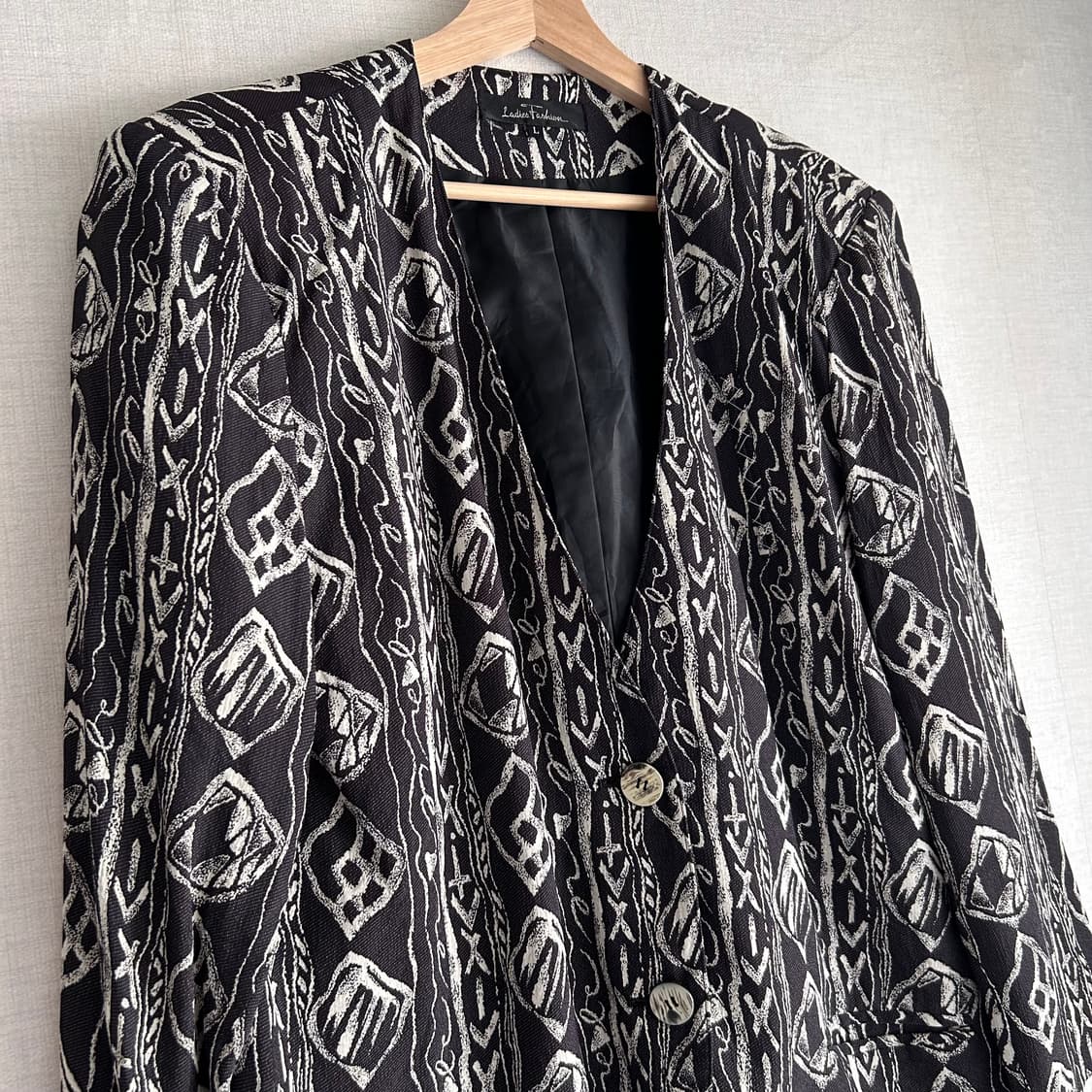 Vintage Pattern Single Jacket  상품이미지2